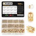 KADRICK M2-M5 Heat Set Insert Kit,520PCS Thread Inserts for 3D Printing