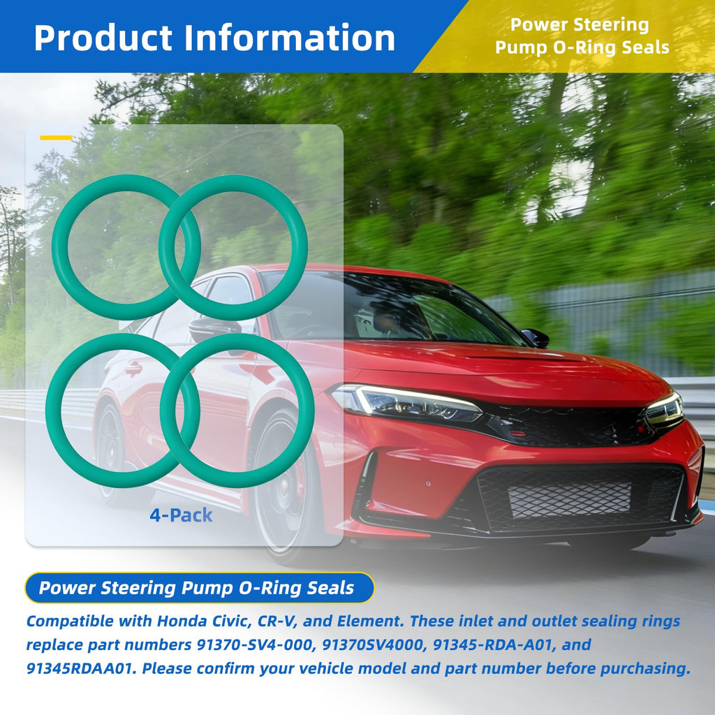 Power Steering O-Ring Seals for Honda Civic/CR-V/Element