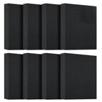 8 PCS 16x12x2 Inch Pick and Pluck Foam Inserts for Cases - Professional-Grade Tool, Game Box & Drawer Organizer