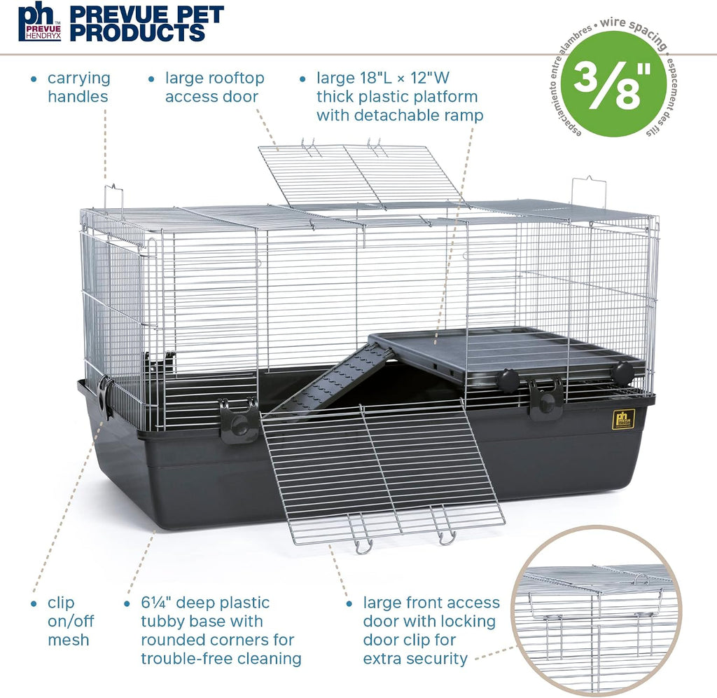 Prevue Pet Products Universal Small Animal Home - Small Animal Cage for Hamsters, Guinea Pigs, Ferrets, Dwarf