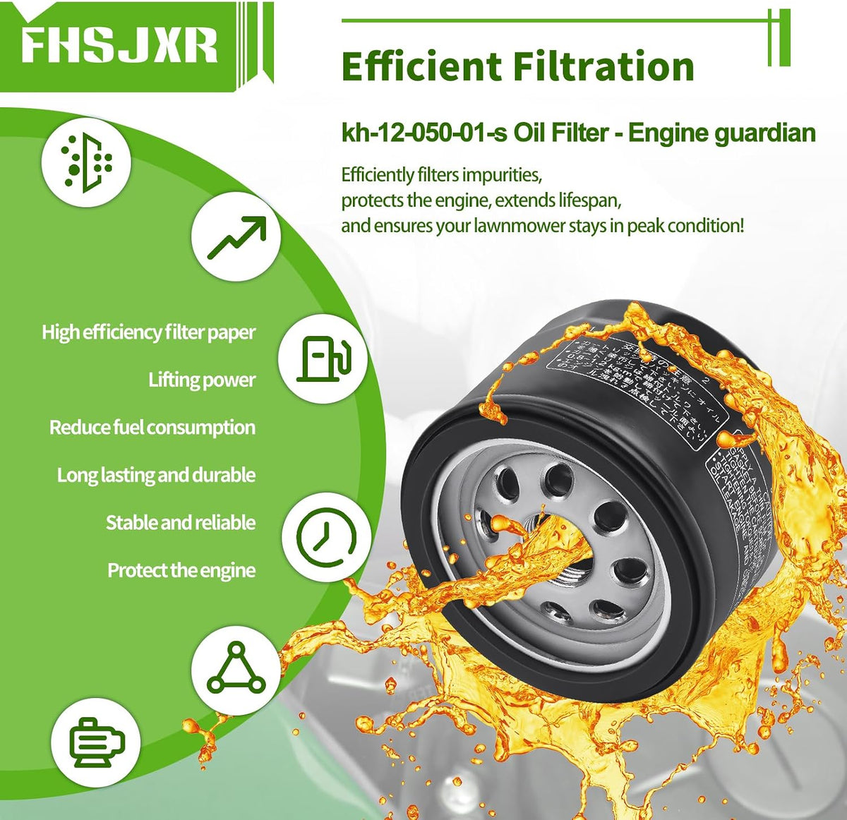 12 050 01-S Oil Filter for Kohler 7000 Series Engine KH-12-050-01-S