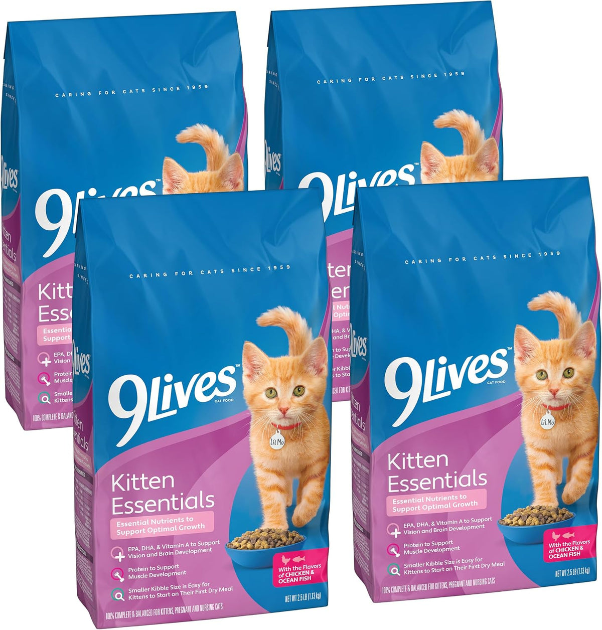 Kitten Essentials Chicken & Ocean Fish Dry Cat Food, 2.5 lb Bag