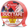 Super Strong Duct Tape 2 Inches x 50 Yards (Red, 2-Inch by 50-Yards)