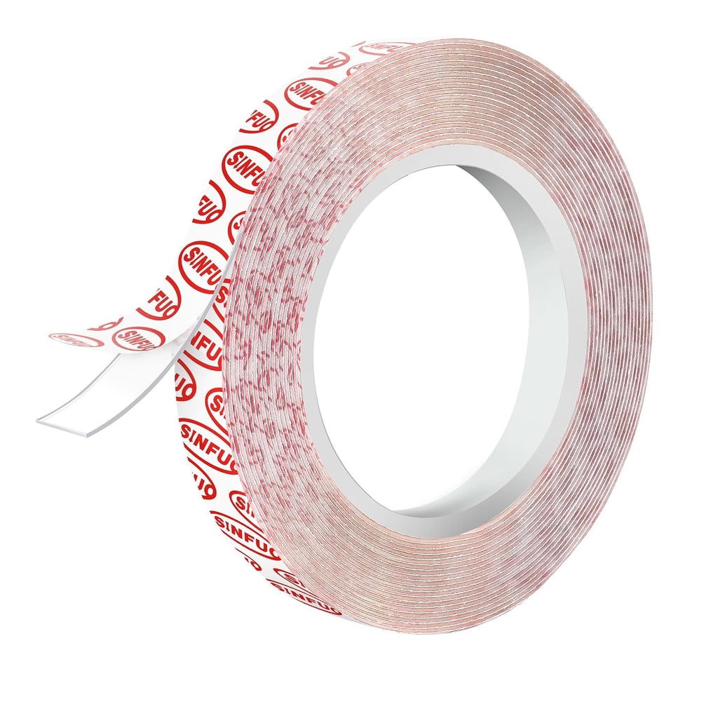 Double Sided Tape Heavy Duty(0.74" x 22Ft), Removable Nano Double Sided Adhesive Tape, Removable Damage Clear