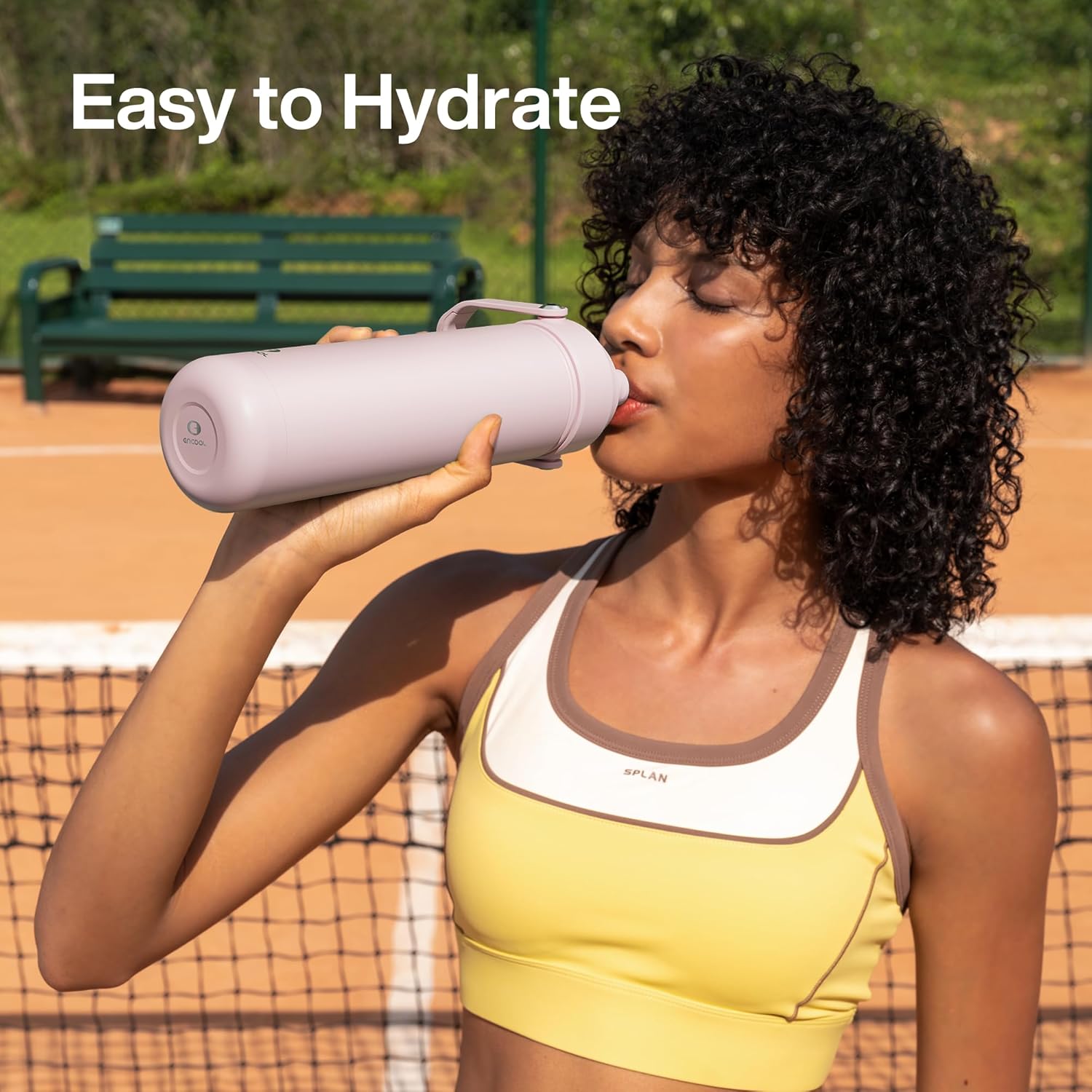 Insulated Water Bottle with Straw Stainless Steel Water Bottle, Leak-Proof, BPA-Free, Double Wall Vacuum Keeps Cold