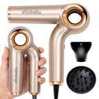 Ionic Hair Dryer (Foldable) with Diffuser, Perfect for Travel