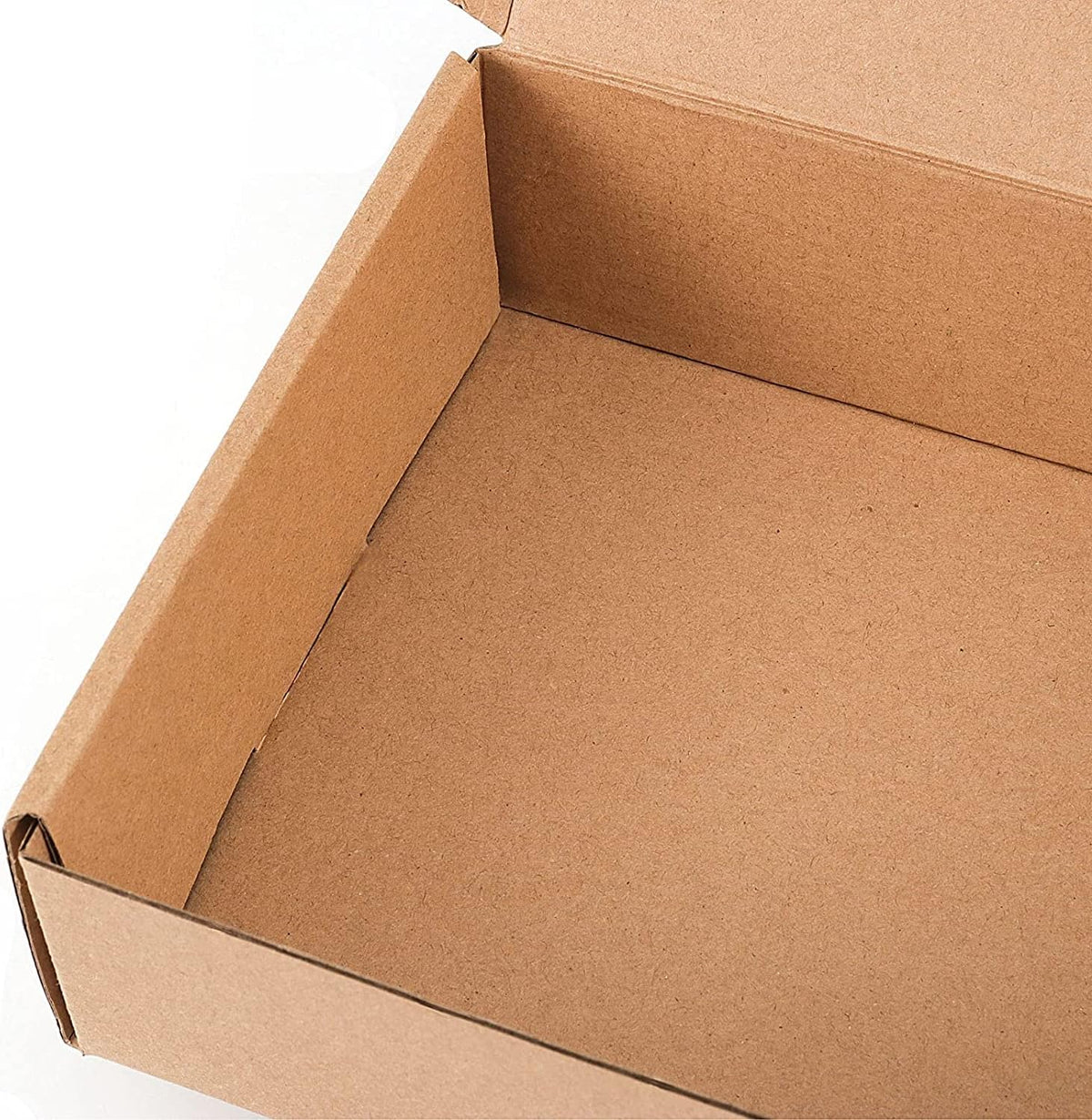100 Pack 4 x 4 x 2 Inch Brown Shipping Boxes, Corrugated Box Mailers, Small Cardboard Gift Boxes Bulk, Tab Lock Tuck