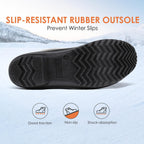 Women's Mid Calf Duck Winter Boots | 3M Thinsulate Insulation, Waterproof Upper, Adjustable Straps, EVA Rubber