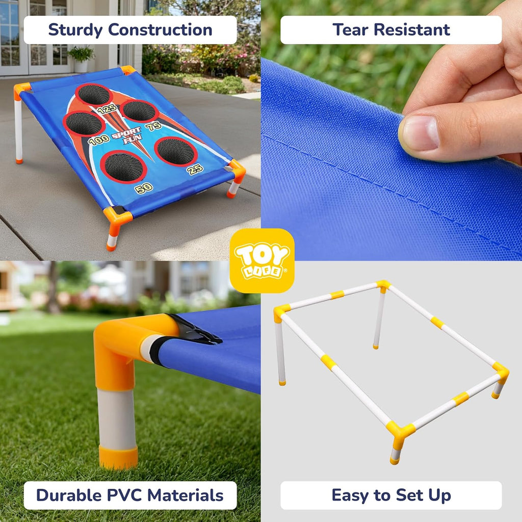 Bean Bags Toss Carnival Games, Cornhole, Outdoor Toys for Kids Ages 4-8, Backyard Game Sports & Outdoor Play, Outside