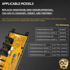 DE92-03045B Range Oven Control Board for Samsung FER300SX/SW/SB (XAA Models)