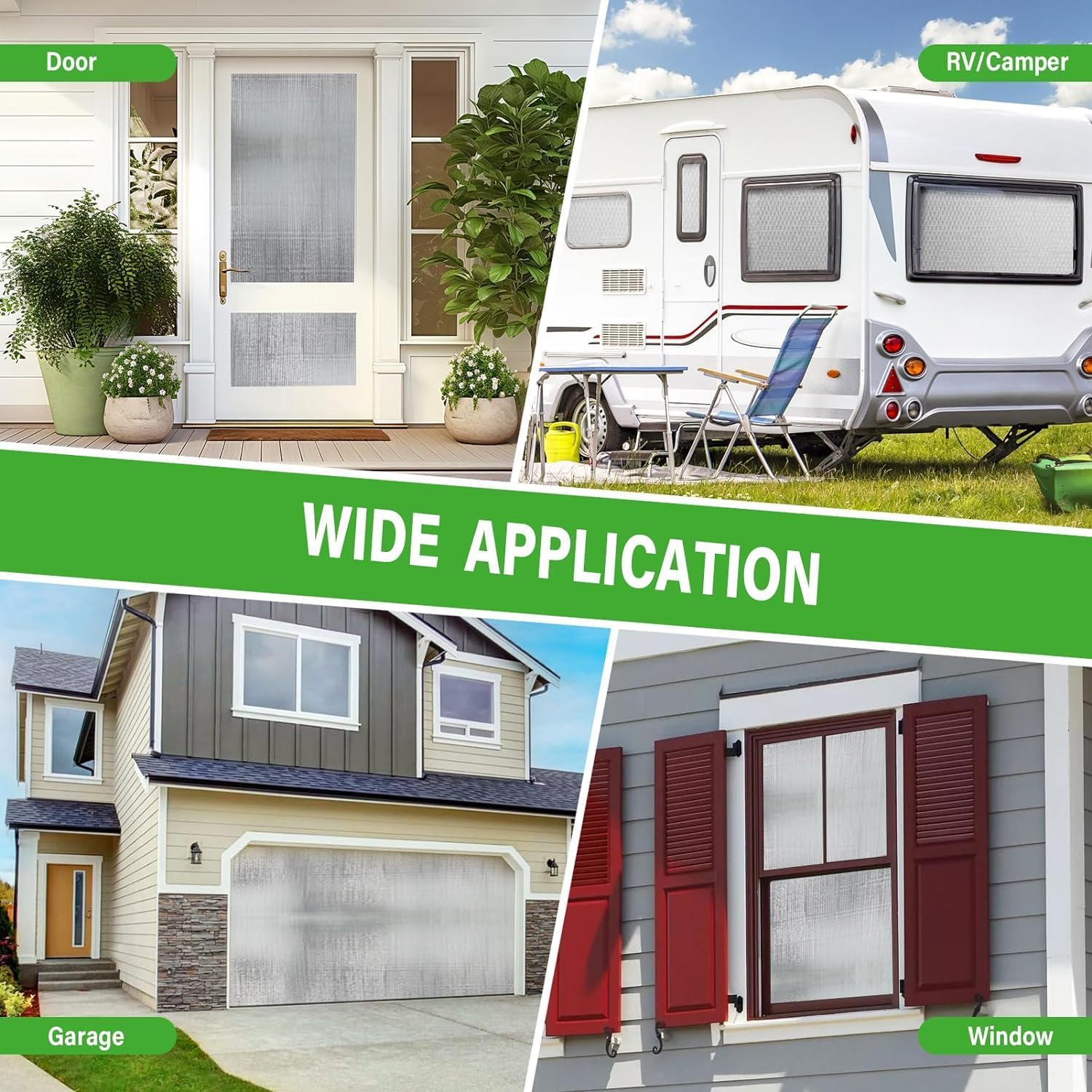 24" x10ft DIY Bubble Core Reflective Sheet, Window Kit, Garage Door Insulation, Thermal Shield, RV Insulation + 35
