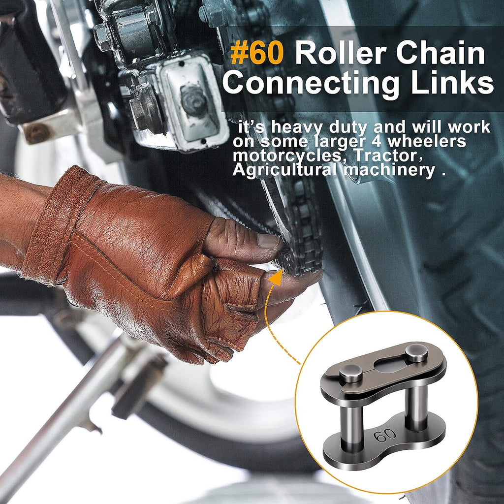OIIKI 5 Pack #60 Roller Chain Connecting Links