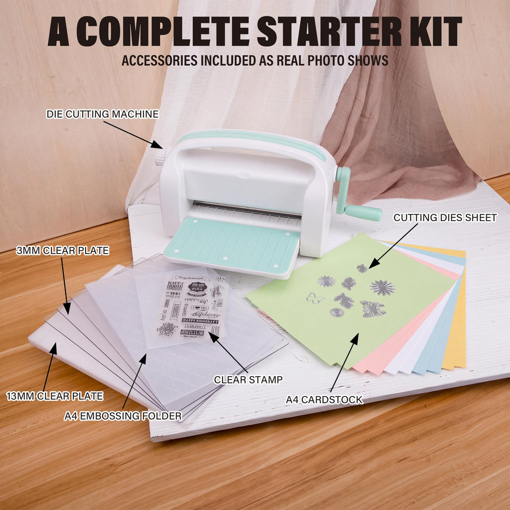 Find Scraplooms Adjustable 9 inch Die Cutting Machine Kit,Embossing Machine for Cardmaking,Scrapbooking (9 inch