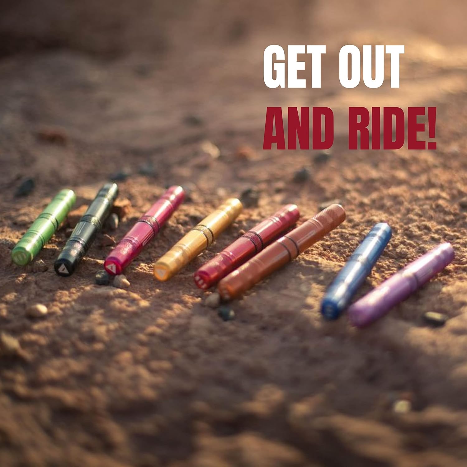 Tubeless Tire Repair Kit for Bikes 8 Colors! Fixes Mountain Bike and Road Bicycle Tire Punctures