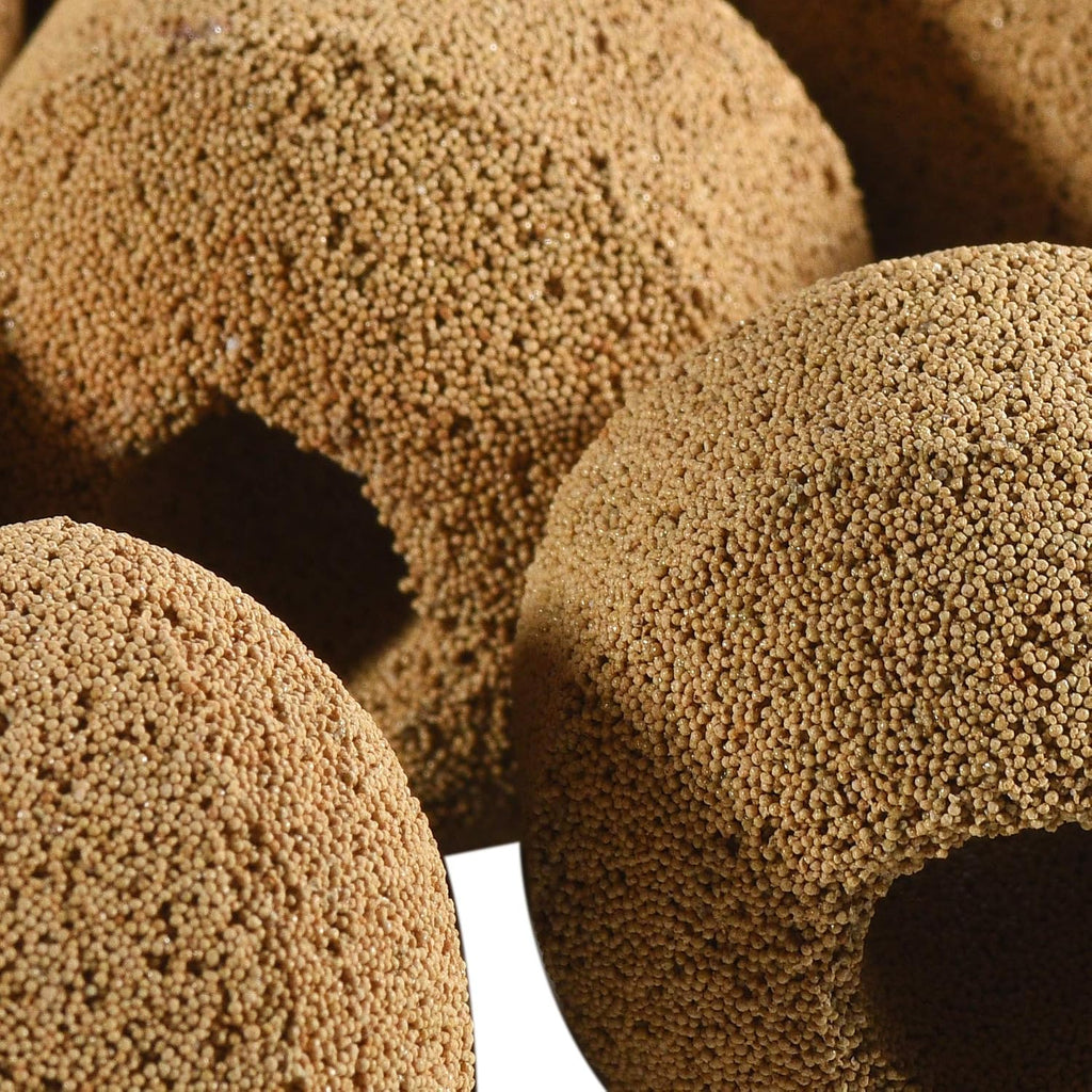 Aquarium Filter Media Ceramic Bio Sphere, 1520g/3.35lb | Quality Biological Rings, Marine and Freshwater Compatible