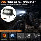 Baja Light for Ridstar Q20 Ebike, Super Bright Front Light Bar Accessories