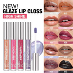6 Colors Diamond Glitter Lip Gloss Set,Long Lasting High Shine Shimmer Liquid Lipstick Set,Hydrating,Moisturizing Lip