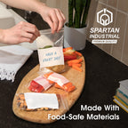 5" X 7" Zip Top Resealable Bags With Writable White Block (1000 Count)