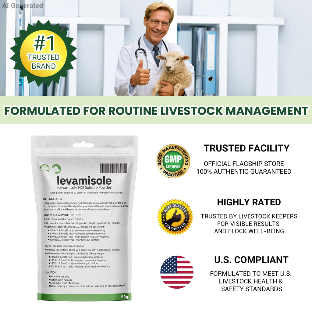 Levamisole Hydrochloride Soluble Drench Powder