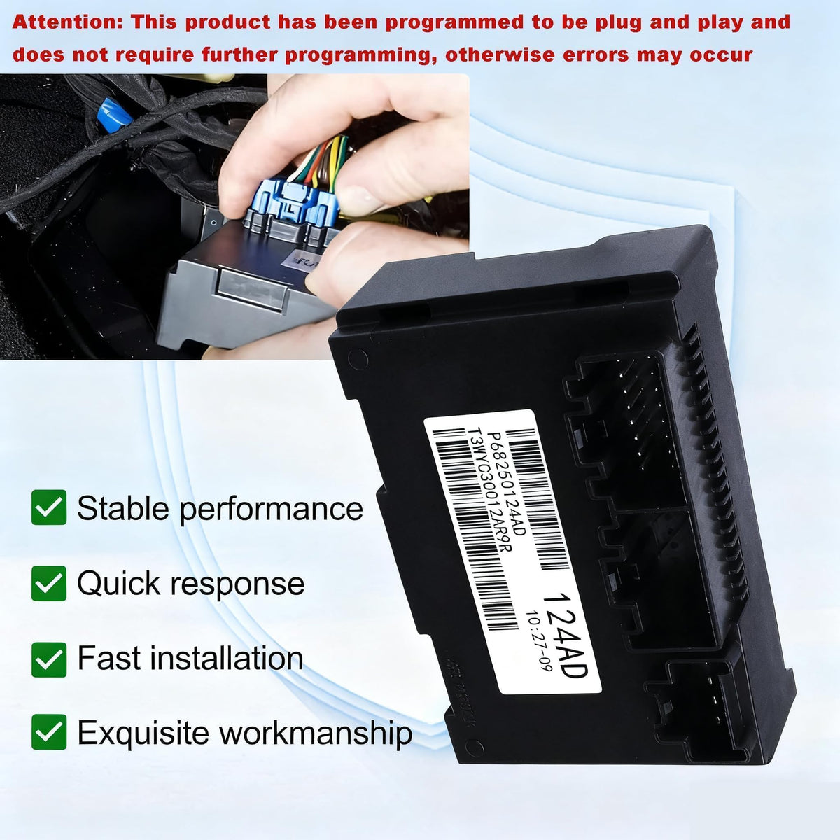 68250124AD Transfer Case Control Module with 2-Speed TCCM