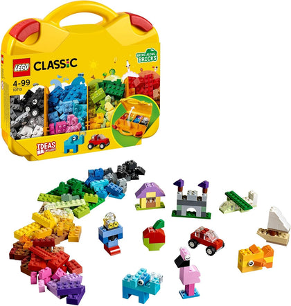 LEGO Classic Creative Suitcase 10713 - Includes Sorting Storage Organizer Case with Fun Colorful Building Bricks