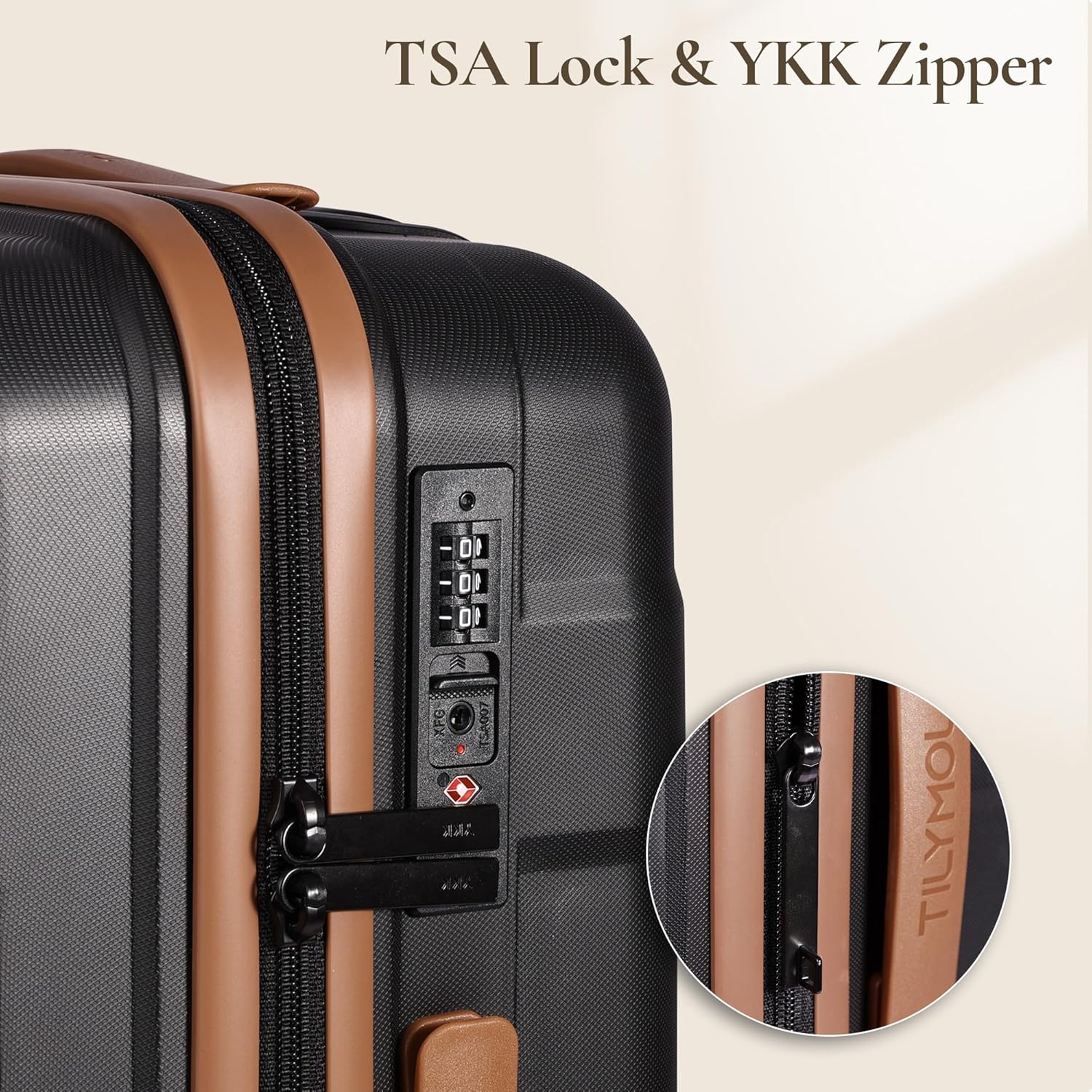 Luggage Sets 3 Piece with Spinner Wheel, Hardside Suitcase Set with TSA Lock, Expandable Lightweight Travel Luggage