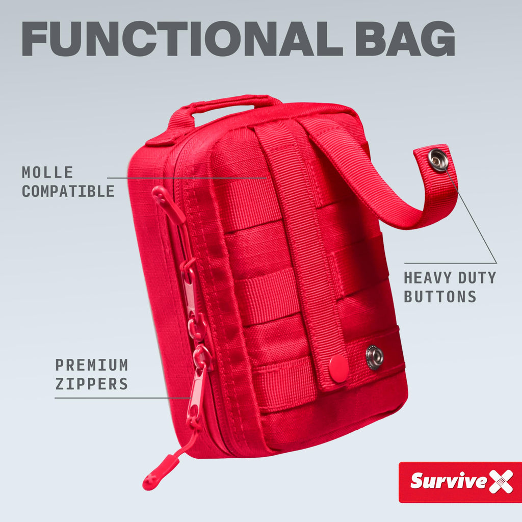 Small First Aid Kit, Emergency Kit for 1-2 People