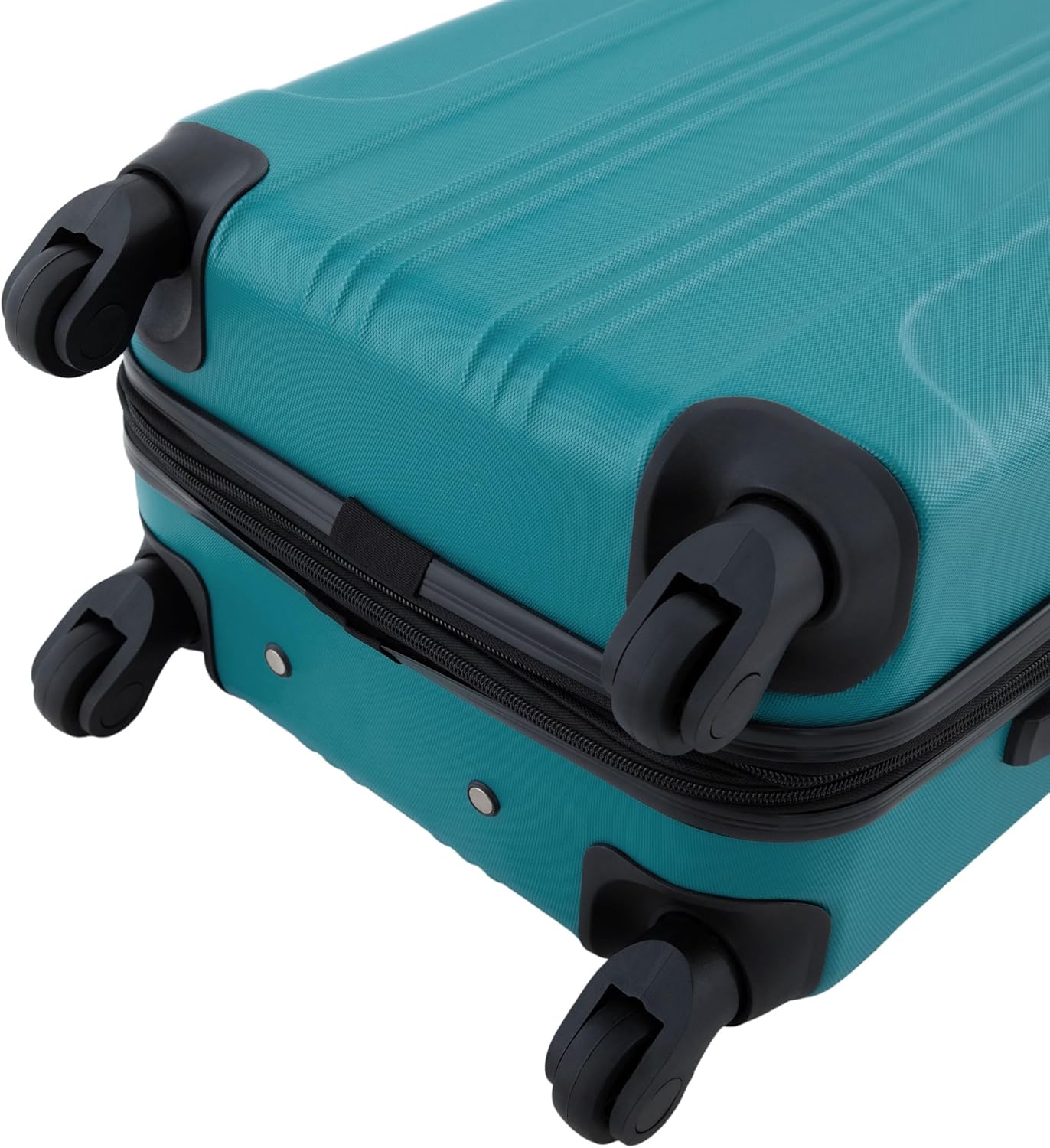 Chicago Hardside Expandable Spinner Luggage, Teal, 22" Carry-On