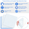 Transfer Tape, 20 Pack Transfer Tape Clear Contact Paper for Craft