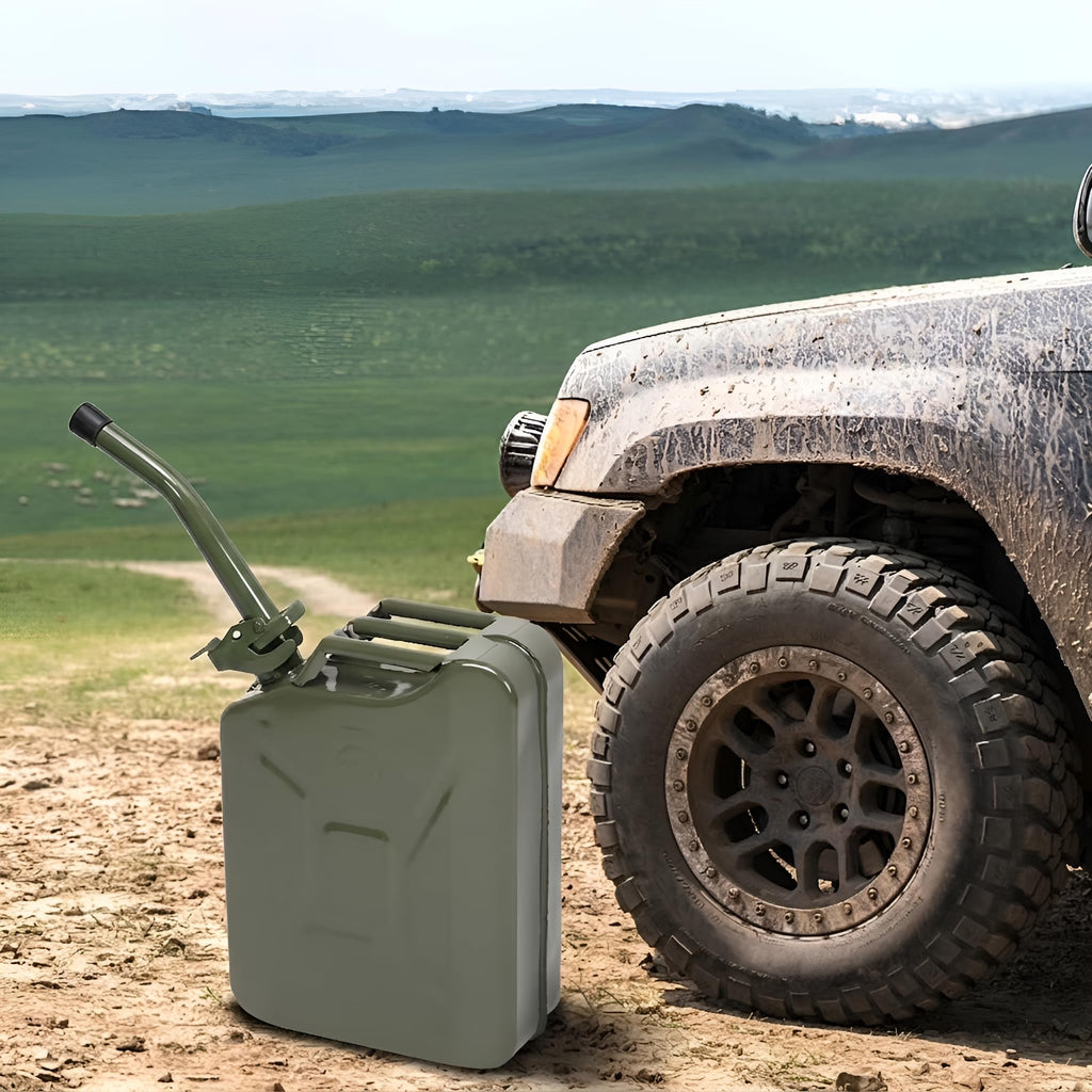 Portable Water Container 20L Stainless Steel Army Green