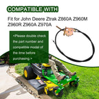 repustor Throttle Control Cable AUC11502 for John Deere Ztrak Lawn Mowers