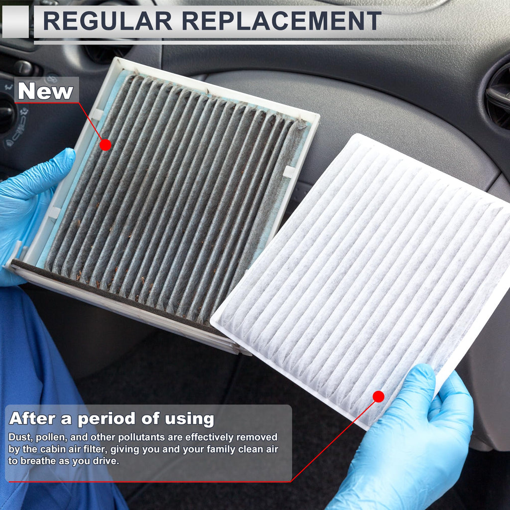 RATCHROLL Engine Cabin Air Filter Combo Set for Mitsubishi Outlander 13-24