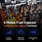 HiSport 4 PCS Fuel Injectors 3M6Z9F593BA 2.3L L4