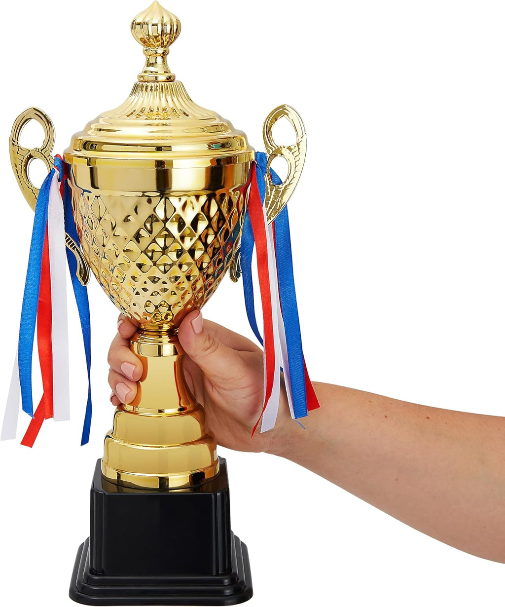 Gold Trophy Cup - Tournament & Championship Trophy Award - Versatile Awards for Soccer, Basketball & Golf - Rewards