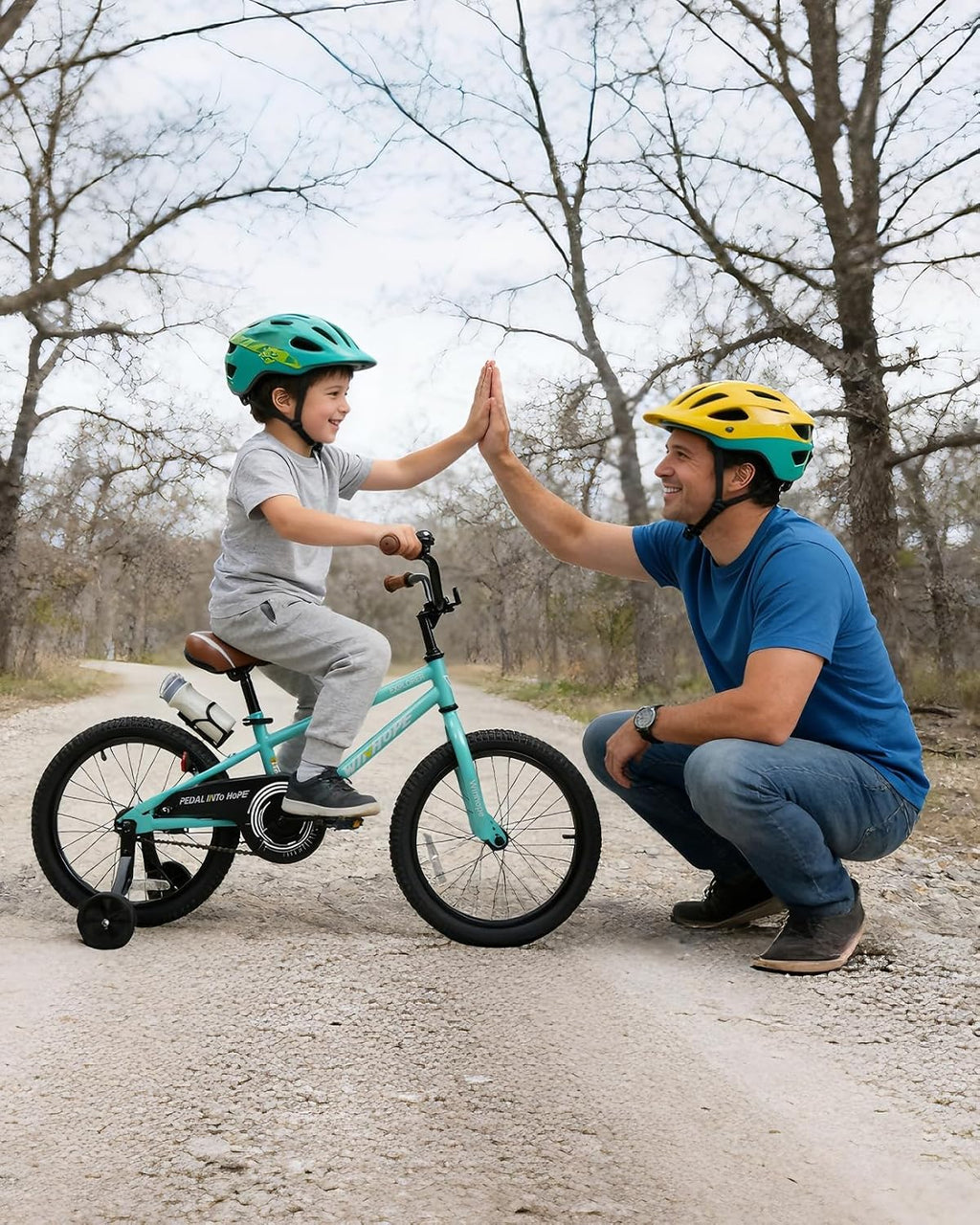 Kids Bike with Training Wheels, 12 14 16 18 Inch for Boys Girls 2-9 | Pedal Cycle with Coaster Brake Water Bottle
