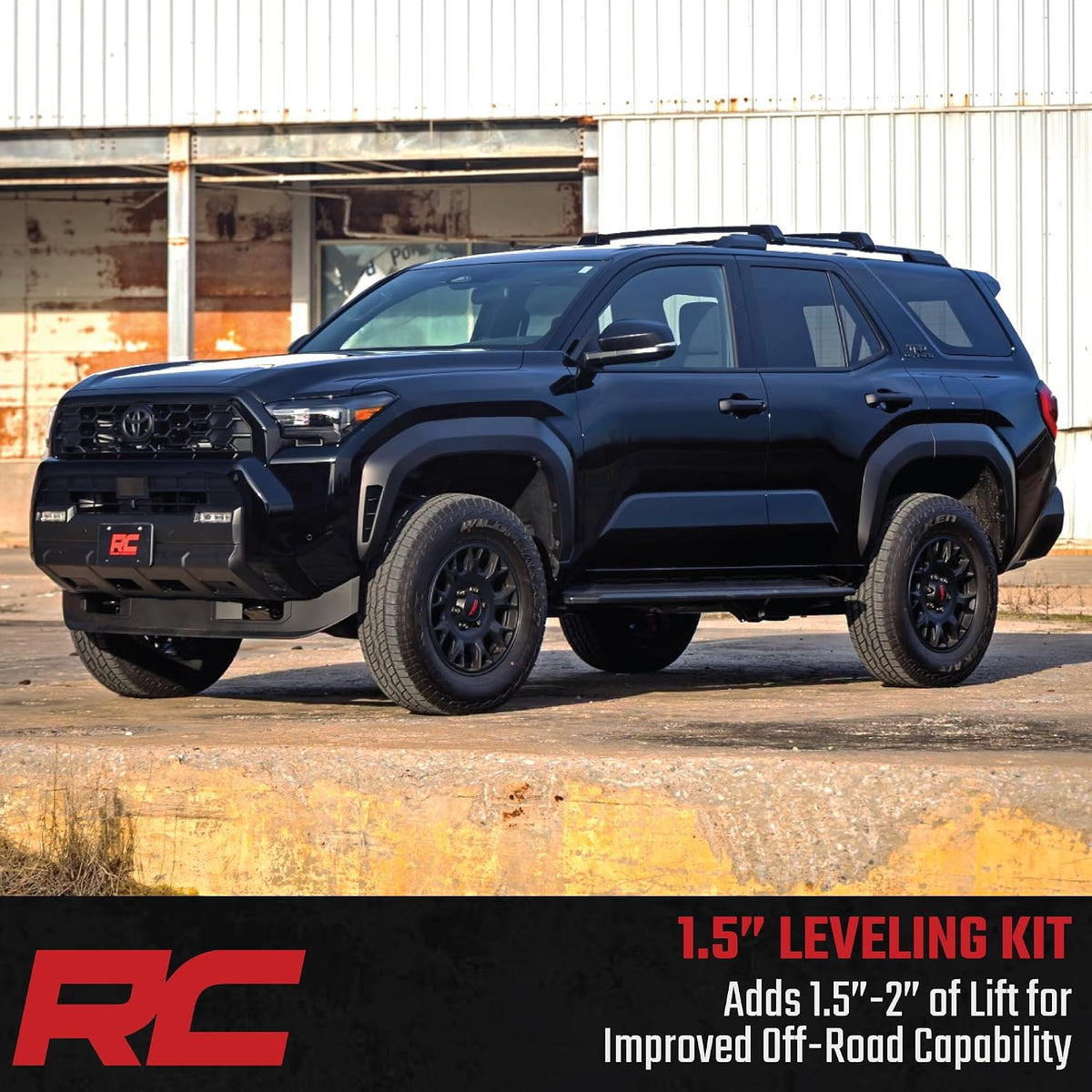 Rough Country 1.5" Bolt-on Leveling Kit for Toyota 4Runner (2025) - Increases Ground Clearance, Levels Stance, Easy Upgrade