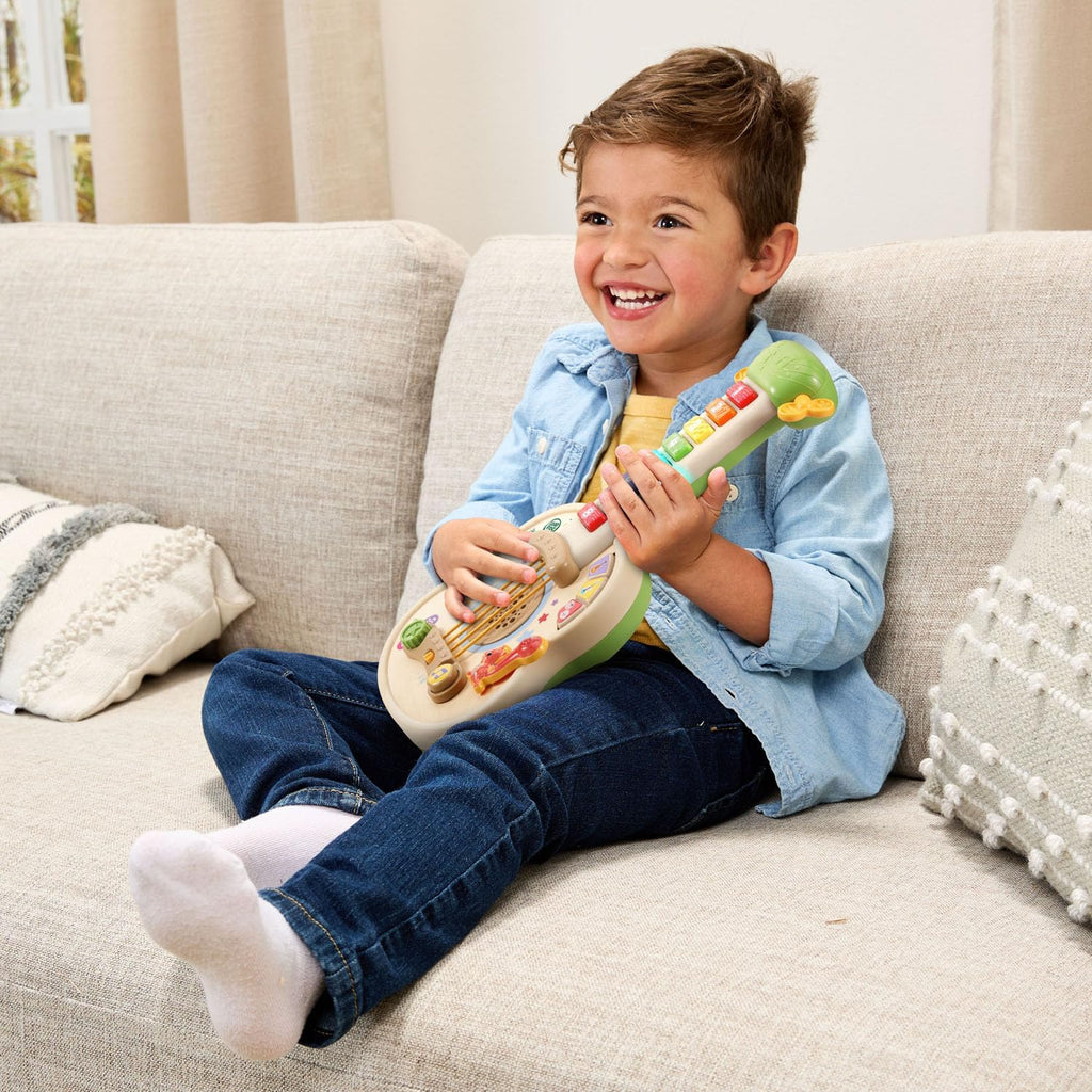 Strum and Count Wooden Guitar, Musical Toddler Toy
