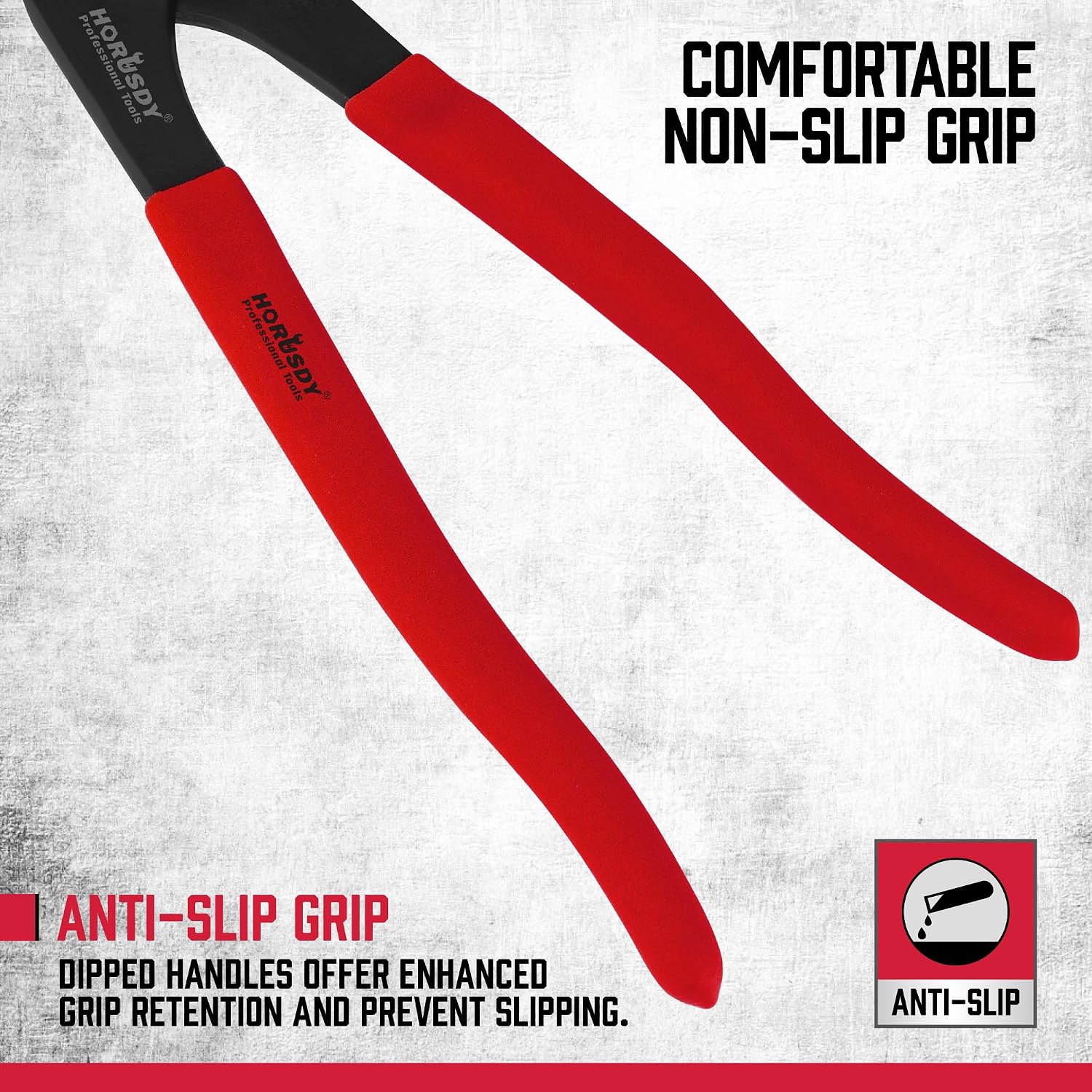 12" Adjustable Oil Filter Pliers, Adjustable Oil Filter Wrench Removal Tool (Red)