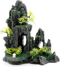 Large Aquarium Decorations and Tall Aquarium Decor for Fish Tank Decorations Artificial Mountain View Ornament Tall