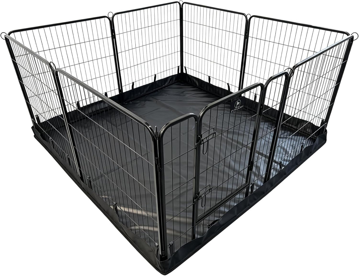 Puppy Playpen Plus Storage Bage with Bottom, 8 Panels 31.3" H