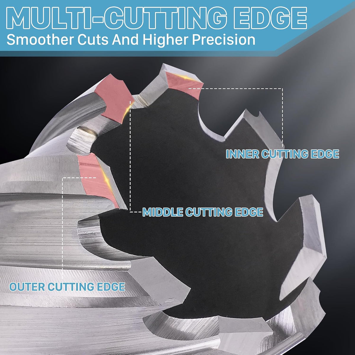 KEENTECH M2AL HSS Annular Cutter,1 Inch Diameter x 2 Inch Depth