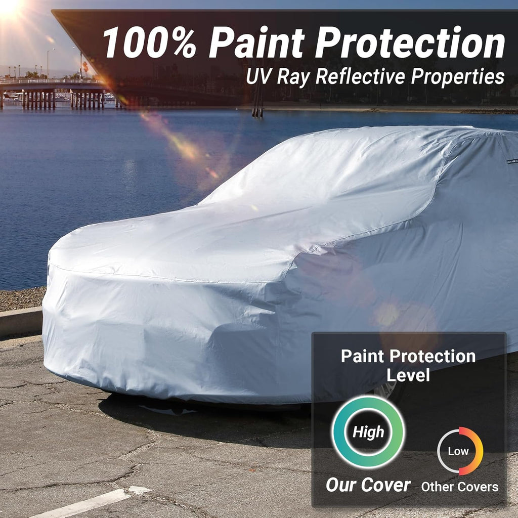 Premium Car Cover for 1996-2008 BMW Z3, Z4 Heavy Duty Waterproof All-Weather Automobiles Custom Fit Indoor Outdoor UV