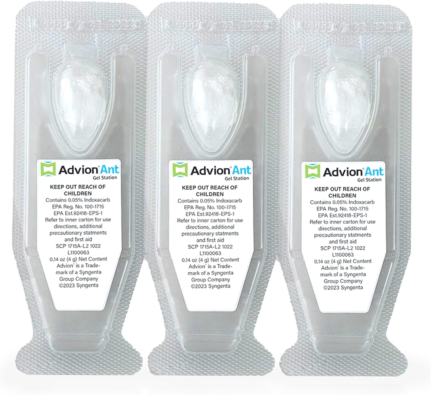 Syngenta Advion Ant Gel Station Insecticide, Ready-to-Use Gel Bait with The Active Ingredient Indoxacarb, Ant Bait