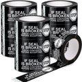 10 Rolls 2 Inch Security Packing Tape, Tamper Proof Tape, Black