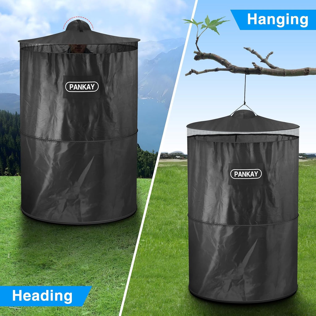 Pop Up Privacy Tent, Portable Outdoor Camping Bathroom Toilet Tent, Collapsible Shelter for Camping & Emergency –