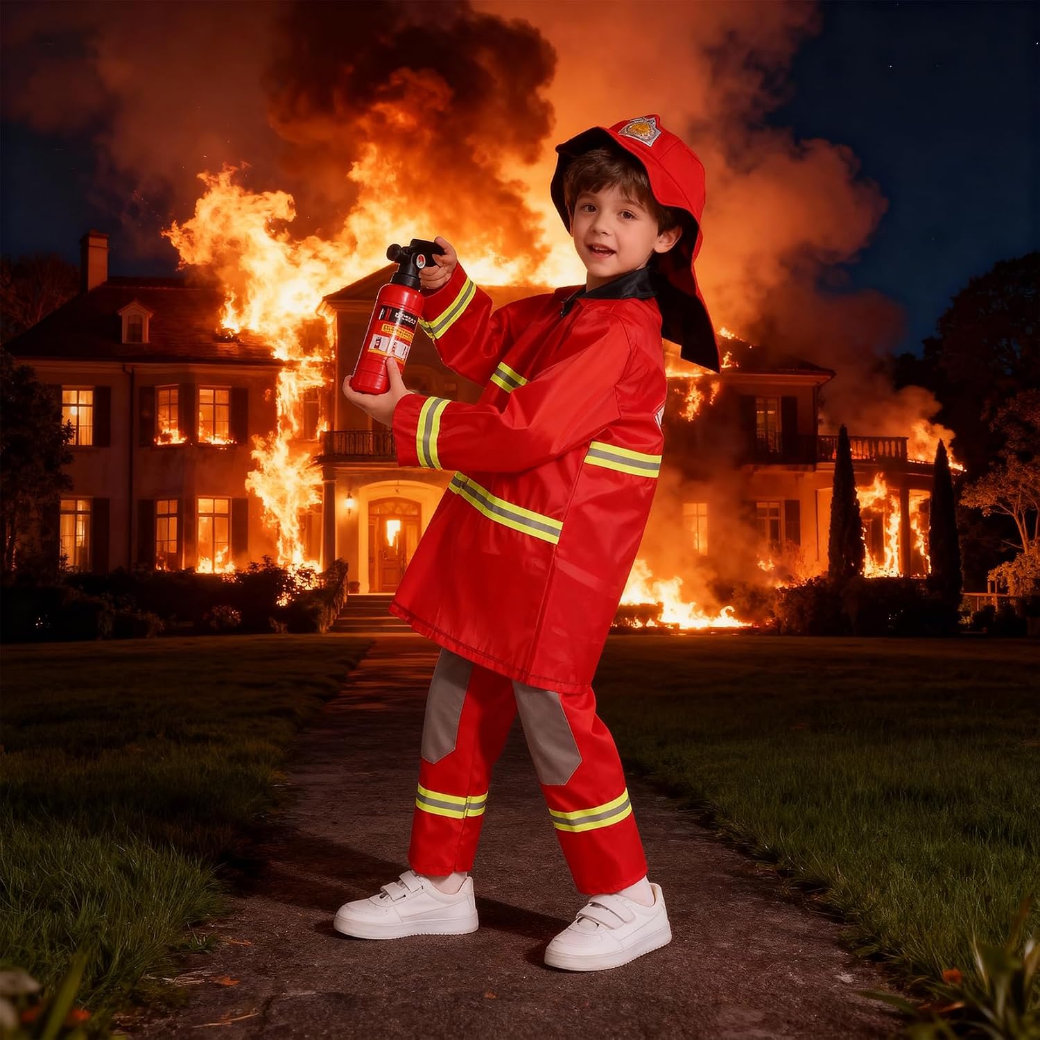 Toddler Dress Up Clothes, Kids Dress Up Clothes for Boys Girls 3-6 | Career Day Costumes with Police Officer