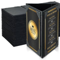 Table Tent Triangle Menu Holders 4" x 6", 30 Pack 3-Side
