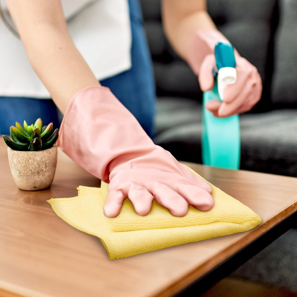 9-Pack Microfiber Cleaning Towels, Heavy-Duty & Reusable Cloths for Home, Kitchen, and Car, 16" x 24", 325 GSM
