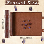 Dice Mat Tray Rolling Mat with Zipper PU Leather Folding Scroll Dice Bag Holder Table Christmas Game
