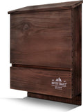Bat House for Outdoors, Japanese Cedar, 3 Chamber, Brown